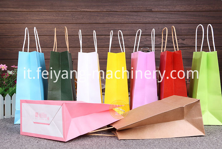 sacchetto di carta colorato kraft1 colorful paper bag kraft1